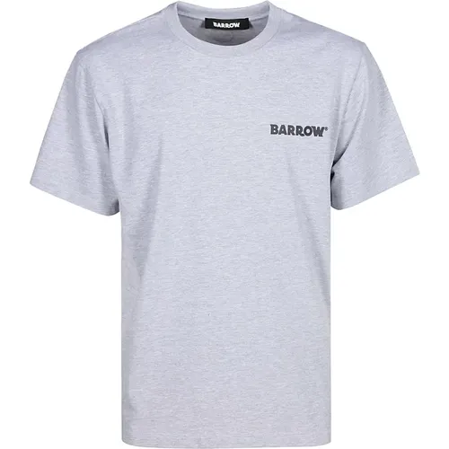 Baumwoll-T-Shirt mit Logodruck - BARROW - Modalova