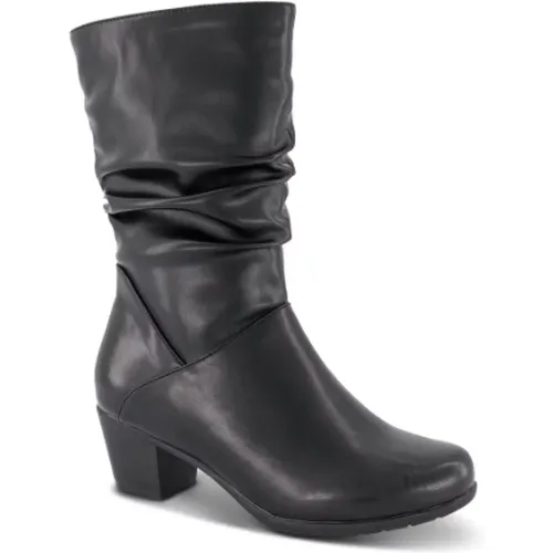 Eleganter 50mm Stiefel mit Umgeschlagenem Schaft , Damen, Größe: 39 EU - B&Co - Modalova