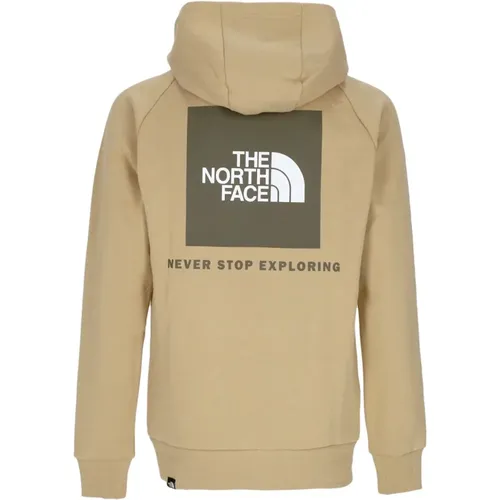 Redbox Hoodie Raglan Langarm Sweatshirt , Herren, Größe: XS - The North Face - Modalova