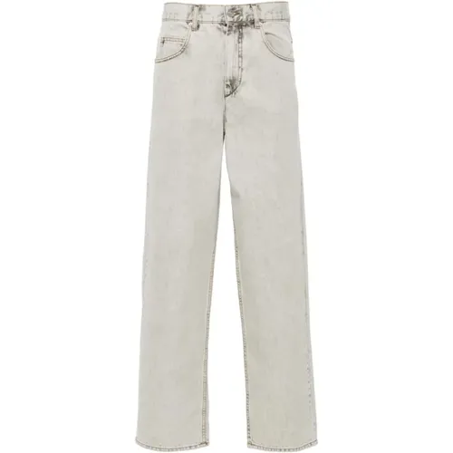 Hellgraue Denim Straight Leg Jeans , Damen, Größe: XS - Isabel marant - Modalova