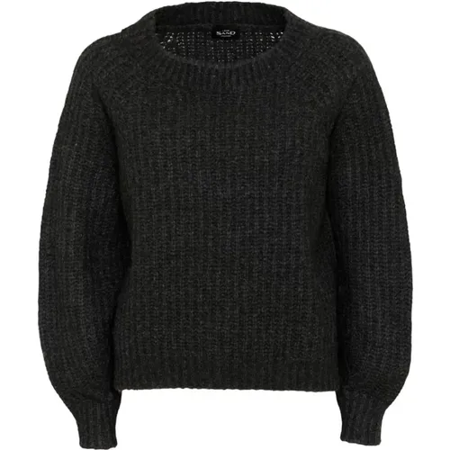 Weicher Strickbootshalsausschnittpullover , Damen, Größe: S - SAND - Modalova