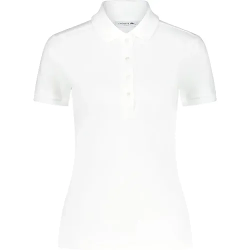 Logo Applique Slim-Fit Polo Shirt , female, Sizes: S, M, L, XS, XL - Lacoste - Modalova
