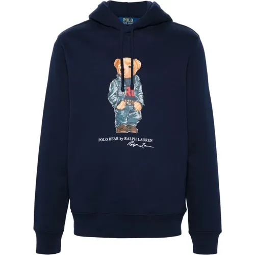 Blaue Pullover für Männer , Herren, Größe: M - Ralph Lauren - Modalova