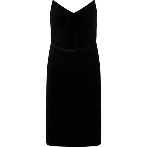 Velvet Midi Dress , female, Sizes: 2XS - Loewe - Modalova