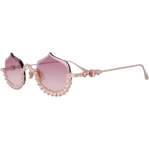 Crystal Meringue Sunglasses , unisex, Sizes: ONE SIZE - Anna Karin Karlsson - Modalova