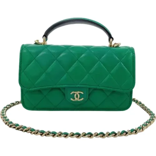 Pre-owned Leather chanel-bags , female, Sizes: ONE SIZE - Chanel Vintage - Modalova