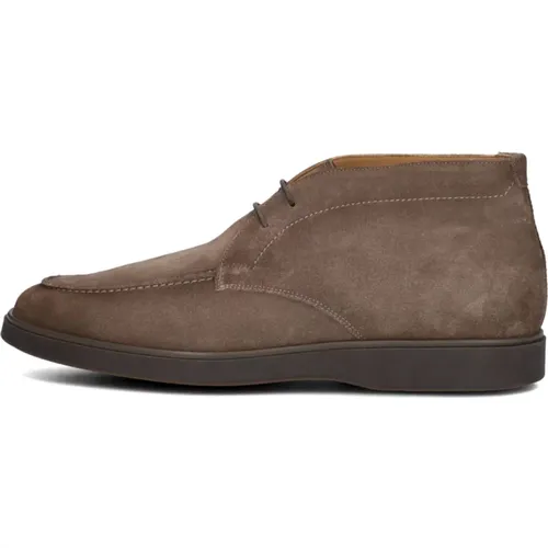 Taupe Wildleder Schnürschuhe 25622 , Herren, Größe: 43 EU - Magnanni - Modalova