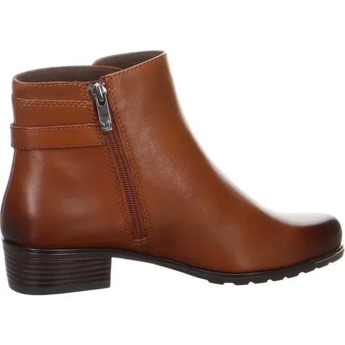 Kurze Stiefel - Cognac Kombination , Damen, Größe: 40 EU - Caprice - Modalova