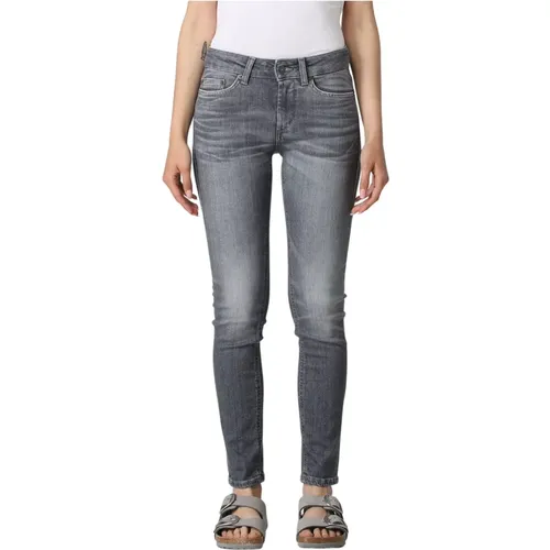 Monroe Skinny Jeans , Damen, Größe: W32 - Dondup - Modalova