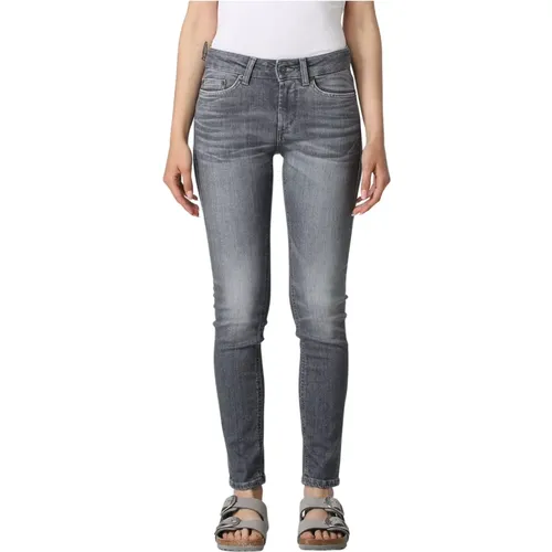 Monroe Skinny Jeans , female, Sizes: W24, W25, W32 - Dondup - Modalova