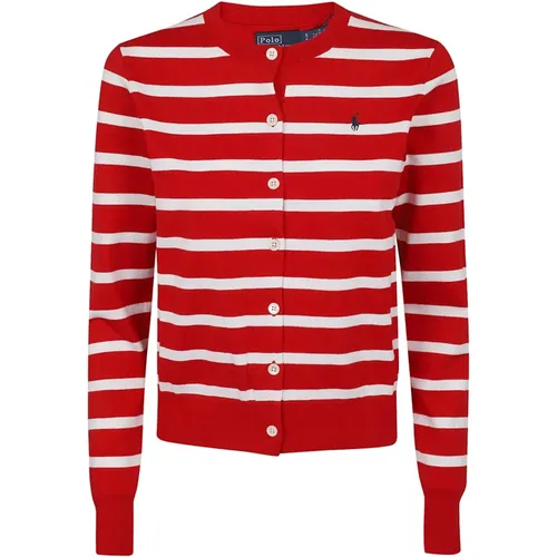 Women's Clothing Sweaters Red Ss24 , female, Sizes: XS - Ralph Lauren - Modalova