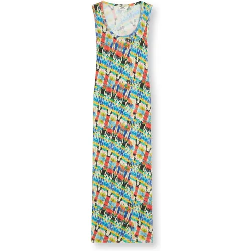 Colorful Tanktop Dress 203735 , female, Sizes: L, 2XL, XL, S, M - Mads Nørgaard - Modalova