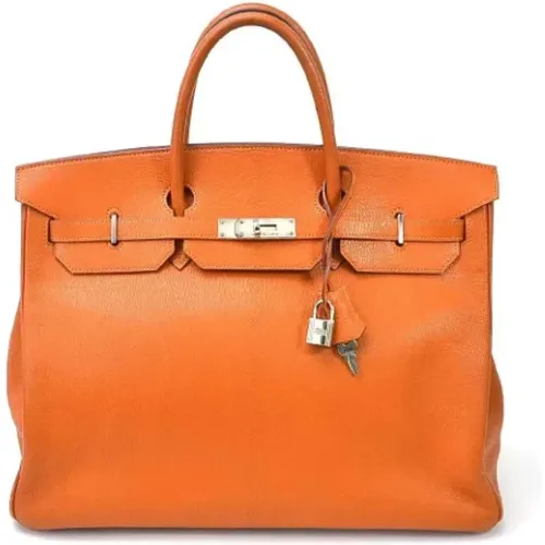 Pre-owned Leather handbags , female, Sizes: ONE SIZE - Hermès Vintage - Modalova