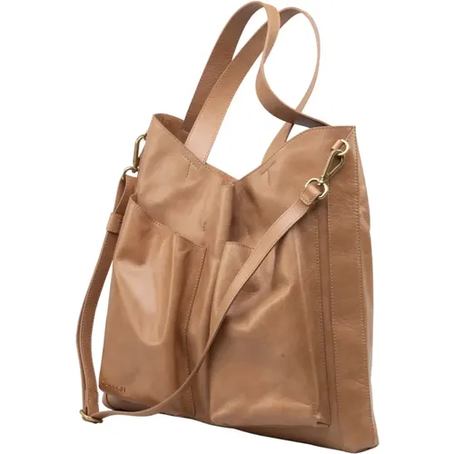 Bold Notturno Leather Bag , female, Sizes: ONE SIZE - Orciani - Modalova