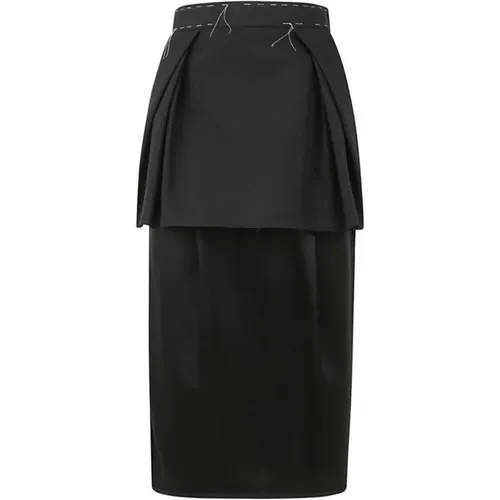 Midi Skirt , female, Sizes: M - Maison Margiela - Modalova