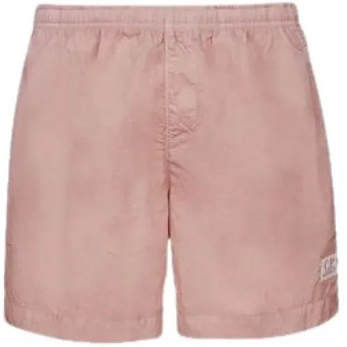 Casual Summer Shorts in Pale Mauve , male, Sizes: 2XL, XL - C.P. Company - Modalova