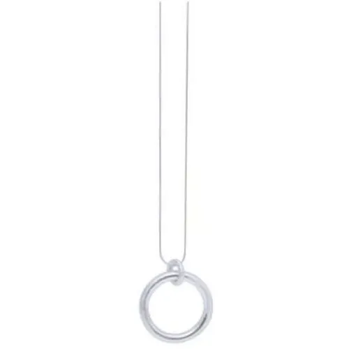 Chunky Ring Halskette Silberbeschichtung , Damen, Größe: ONE Size - Dansk Copenhagen - Modalova