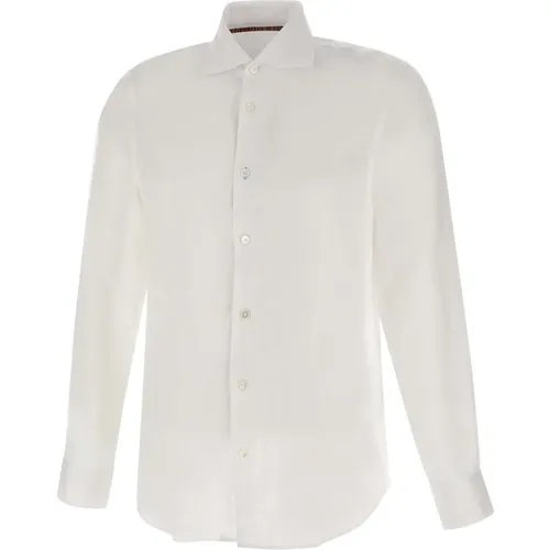 Weiße Leinenhemd Slim Fit , Herren, Größe: S - PS By Paul Smith - Modalova