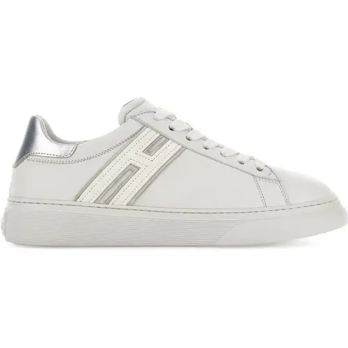 Leather Low-Top Sneakers , female, Sizes: 2 UK, 5 UK - Hogan - Modalova