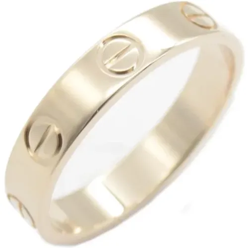 Pre-owned Rose Gold rings , female, Sizes: ONE SIZE - Cartier Vintage - Modalova