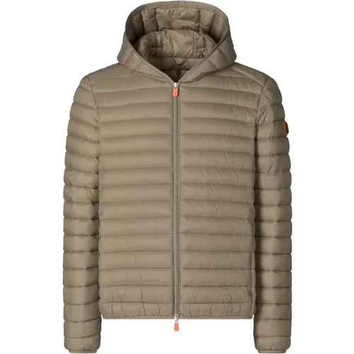 Elephant Grey Donald Jacke , Herren, Größe: XL - Save The Duck - Modalova