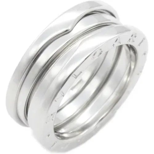 Pre-owned White Gold rings , unisex, Sizes: ONE SIZE - Bvlgari Vintage - Modalova