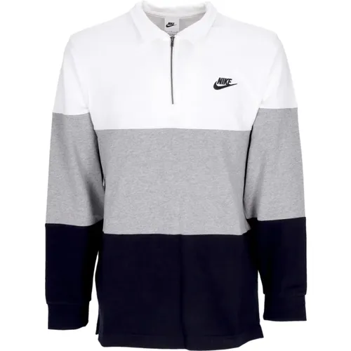 Langarm Club Plus Colourblock Top , Herren, Größe: XL - Nike - Modalova