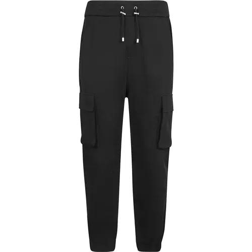Print Cargo Sweatpants , male, Sizes: XS - Balmain - Modalova