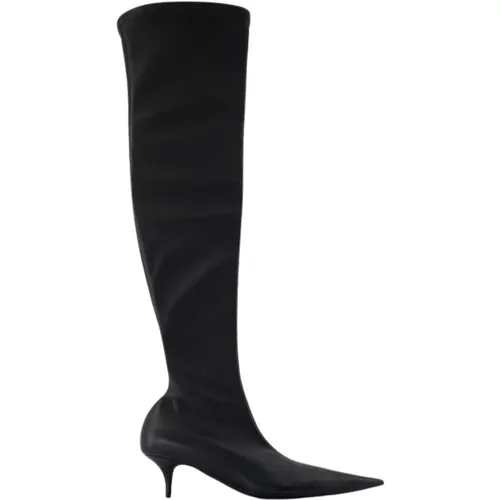 Leather Avenue L50 Boots , female, Sizes: 4 UK, 5 UK - Balenciaga - Modalova