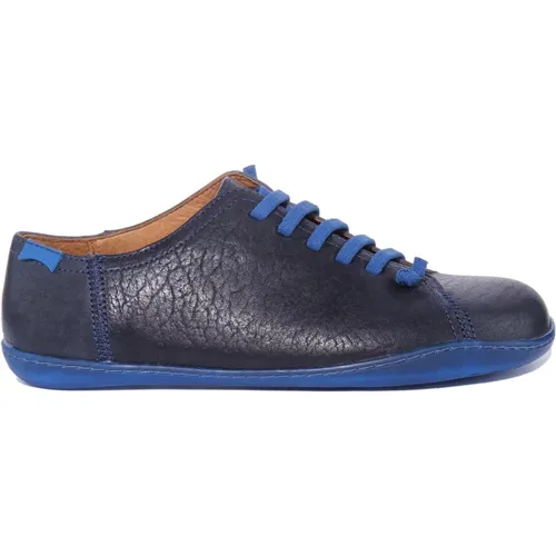 Dark Leather Slip-On Shoes , male, Sizes: 7 UK - Camper - Modalova