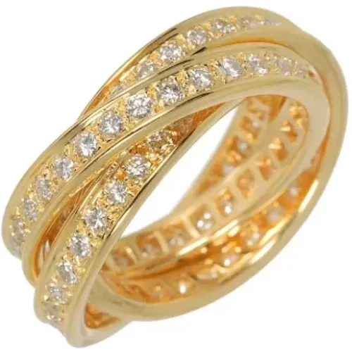 Pre-owned Gold rings , female, Sizes: ONE SIZE - Cartier Vintage - Modalova