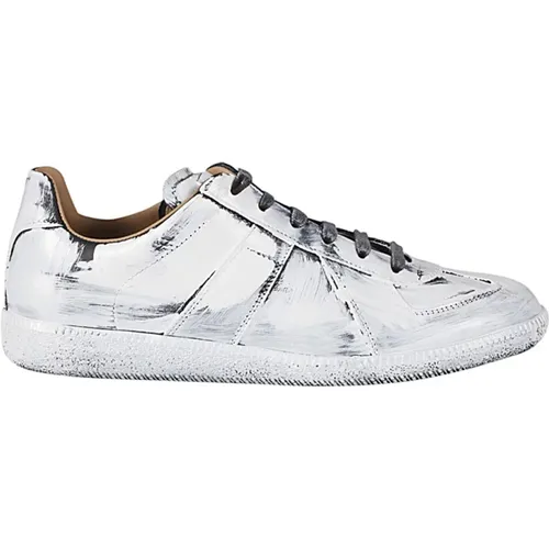 Elevate Your Sneaker Game with Unique Leather Sneakers , male, Sizes: 6 UK - Maison Margiela - Modalova
