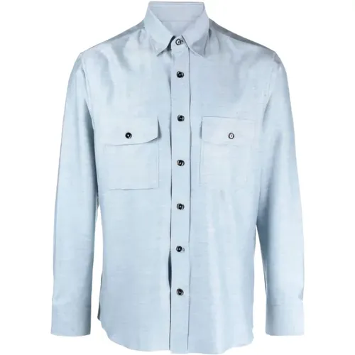 Stylish Shirt for Men , male, Sizes: L, 2XL, XL - Brioni - Modalova