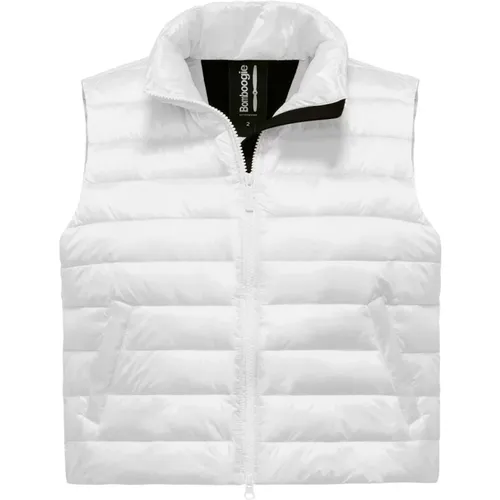 Comfy Padded Vest with Synthetic Filling and High Collar , female, Sizes: 2XL, S, XS - BomBoogie - Modalova