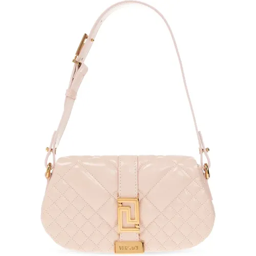 ‘Greca Goddess Mini’ quilted shoulder bag , female, Sizes: ONE SIZE - Versace - Modalova