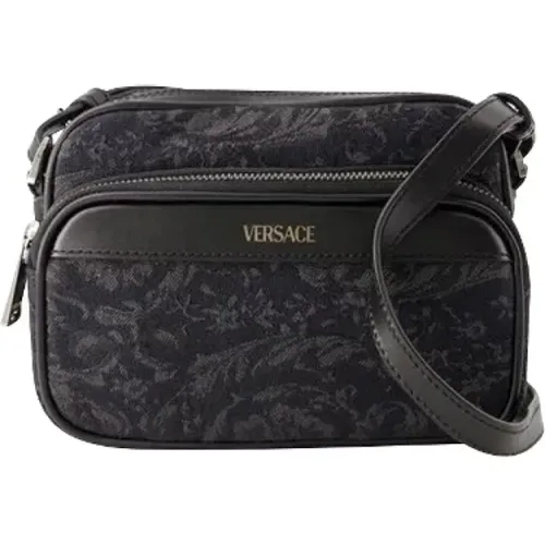 Canvas shoulder-bags , female, Sizes: ONE SIZE - Versace - Modalova