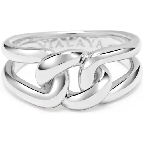 Men's Sterling Silver Knot Ring , Herren, Größe: 66 MM - Nialaya - Modalova