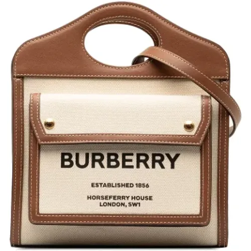 Pre-owned Leather handbags , female, Sizes: ONE SIZE - Burberry Vintage - Modalova