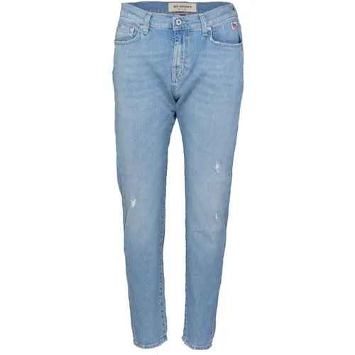 Dapper Cliff Jeans with Rips , male, Sizes: W31, W27, W32, W28 - Roy Roger's - Modalova