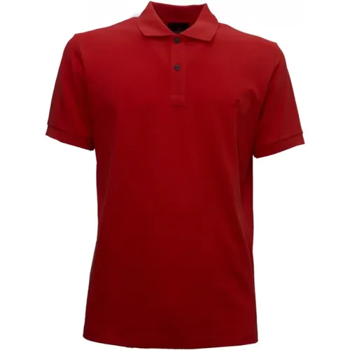 Rotes Baumwoll-Polo-Shirt Zeno 01 , Herren, Größe: 3XL - Peuterey - Modalova