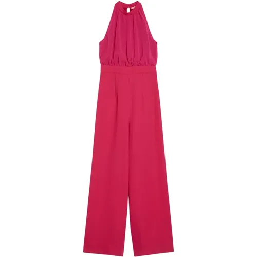 Envers Satin und Georgette Jumpsuit , Damen, Größe: S - Pennyblack - Modalova