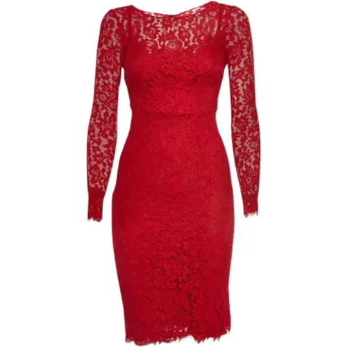Pre-owned Lace dresses , female, Sizes: XS - Dolce & Gabbana Pre-owned - Modalova