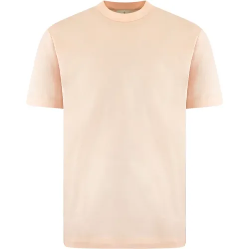 Interlock Supima T-Shirt Rosa , Herren, Größe: 2XL - Valenza - Modalova