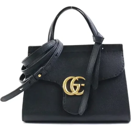 Pre-owned Leder schultertasche - Gucci Vintage - Modalova