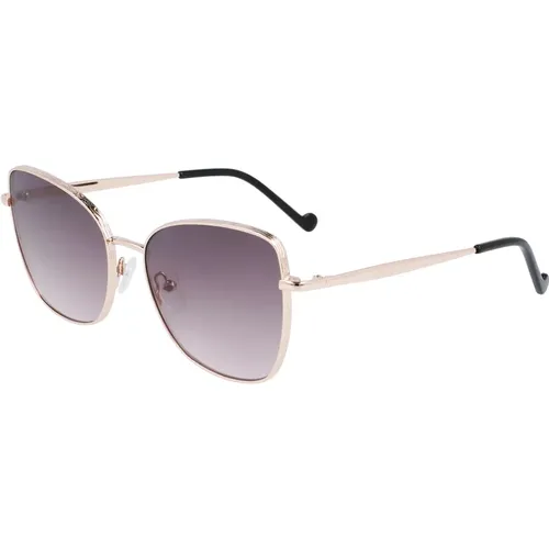 Rose Gold Sunglasses Lj141S , female, Sizes: 55 MM - Liu Jo - Modalova