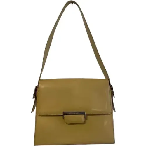 Pre-owned Leather shoulder-bags , female, Sizes: ONE SIZE - Yves Saint Laurent Vintage - Modalova