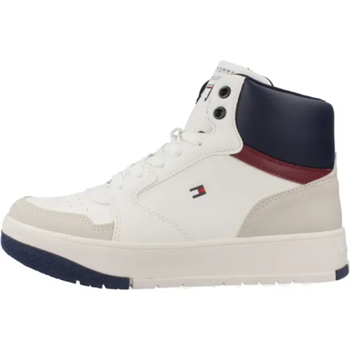 Mid Cut Lace-Up Sneaker , Herren, Größe: 36 EU - Tommy Hilfiger - Modalova