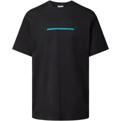 Geprägtes Logo Herren T-Shirt , Herren, Größe: L - Calvin Klein - Modalova