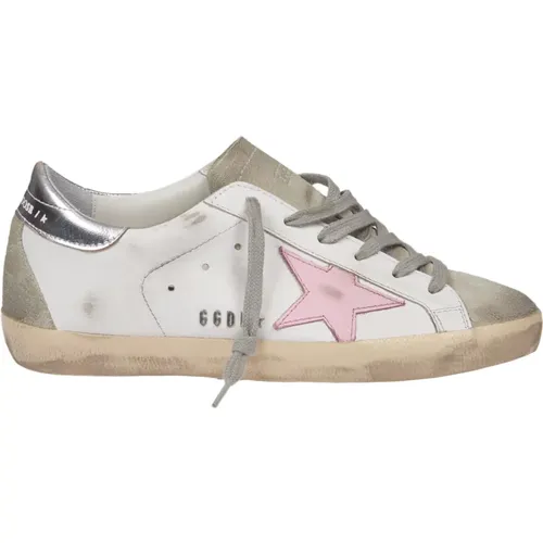 Sneakers Super-star Pink Star , female, Sizes: 5 UK, 7 UK, 8 UK, 3 UK, 4 UK, 6 UK - Golden Goose - Modalova