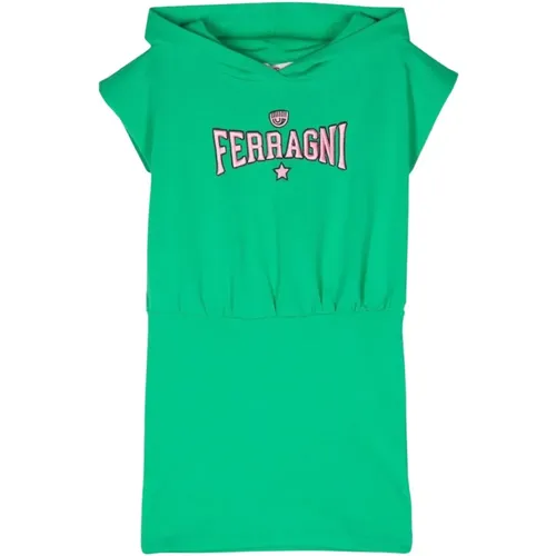 Grüne Kleider für Kinder von Chiara Ferragni - Chiara Ferragni Collection - Modalova